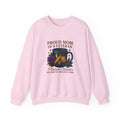Proud Mom of a Veteran Crewneck Sweatshirt — "I Raised a Warrior" Military Mom Gift