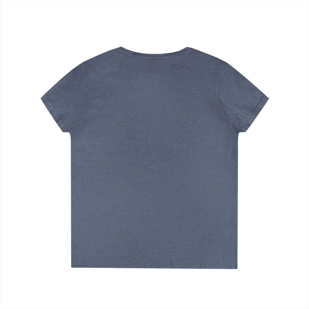 Veteran Built Dark Roast Energy Ladies' V-Neck T-Shirt