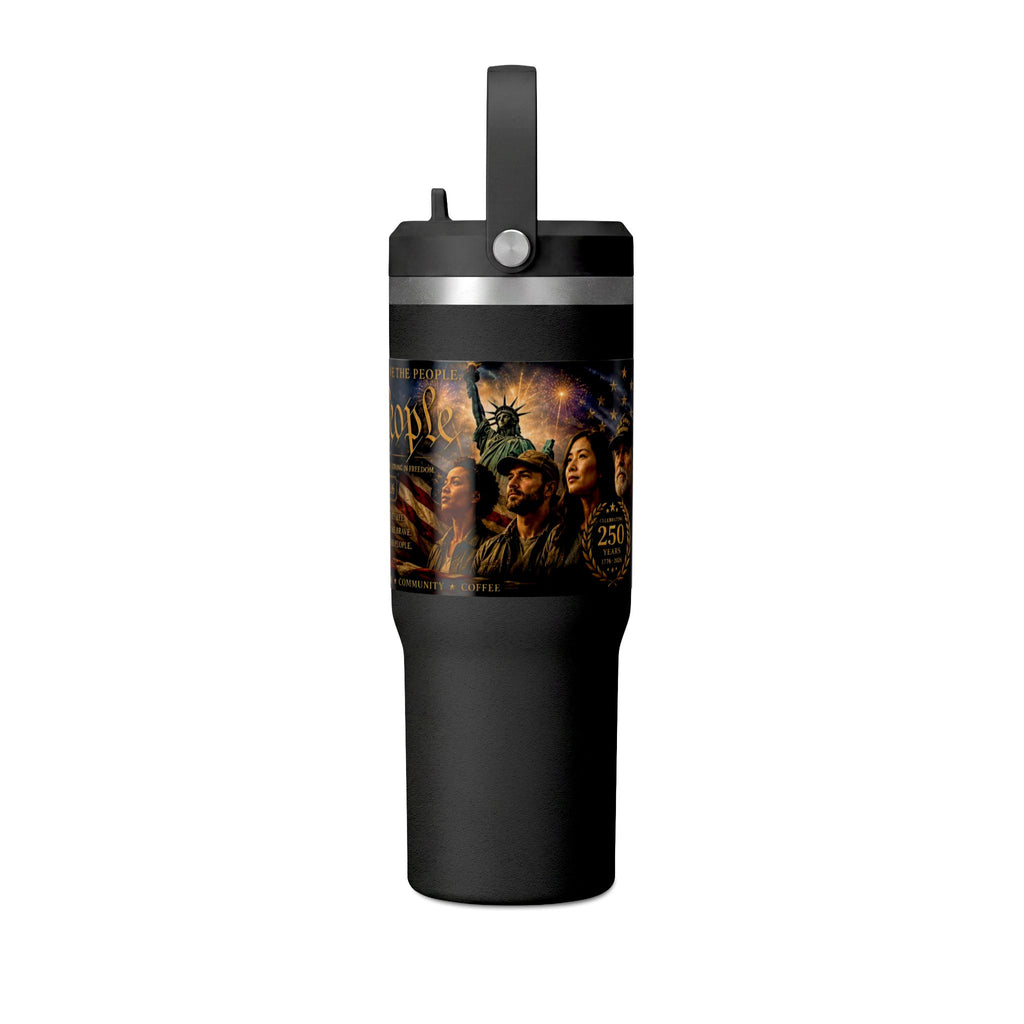 We the People 32oz Nomad Tumbler – Patriotic Constitution Travel Mug