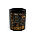 Fueled by Vision Coffee Mug — "Human Progress Caffeine" Inspirational Black Coffee Cup